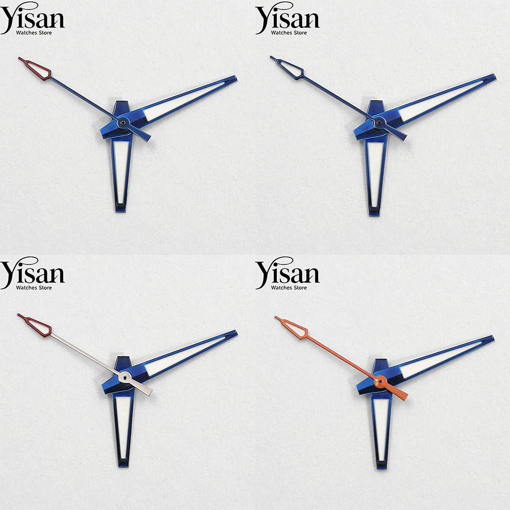Watch Hands Set Luminous Replacement Nh35 - Yisan Nieuwe Blauwe Wijzers Set Groen