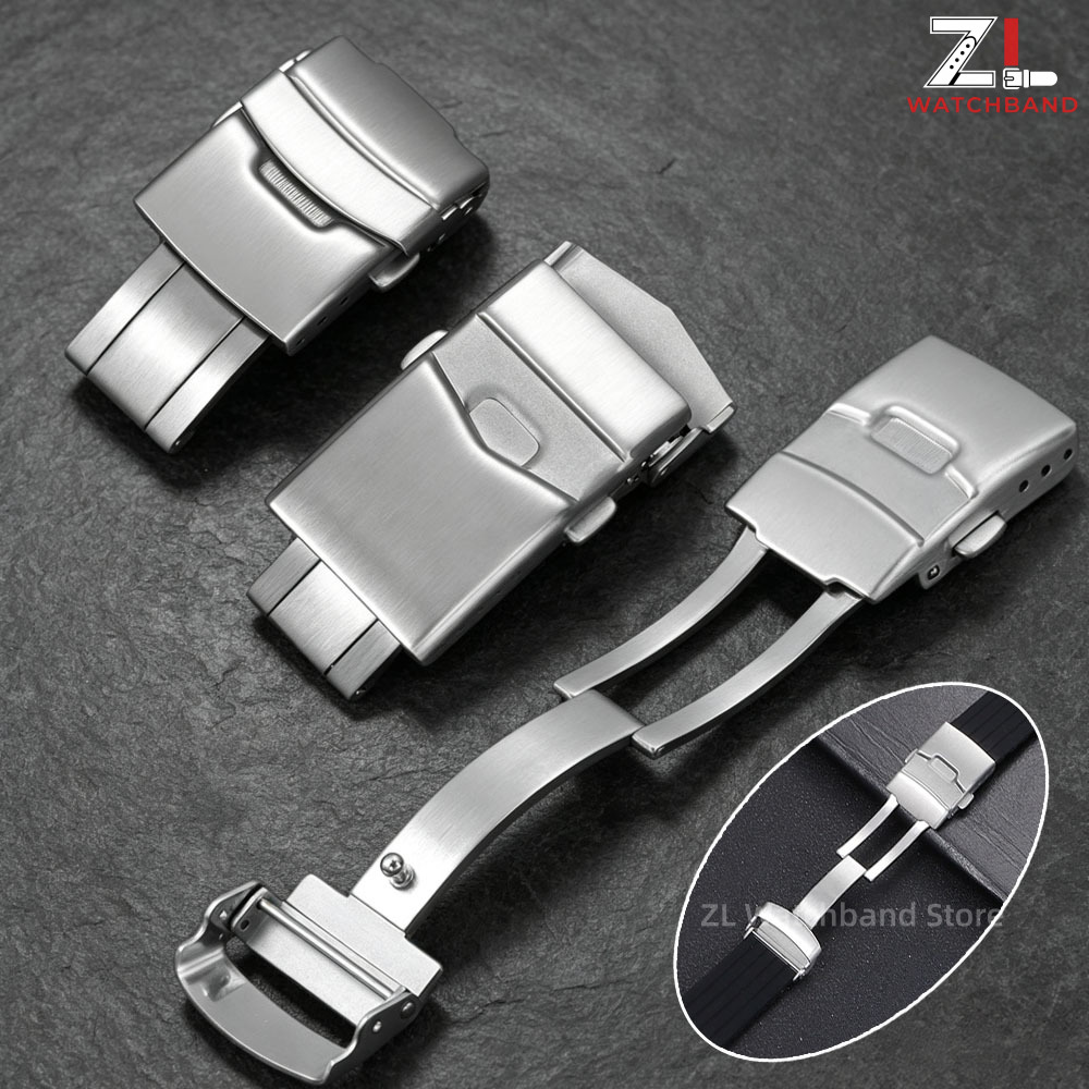 Leather Watch Strap Quick Release 20Mm 22Mm - Roestvrijstalen horlogegesp 18mm 20mm 22mm 24mm