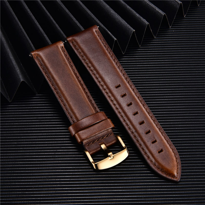 Leather Watch Strap Quick Release 20Mm 22Mm - Hoge Kwaliteit Lederen Horlogeband 18mm 20mm