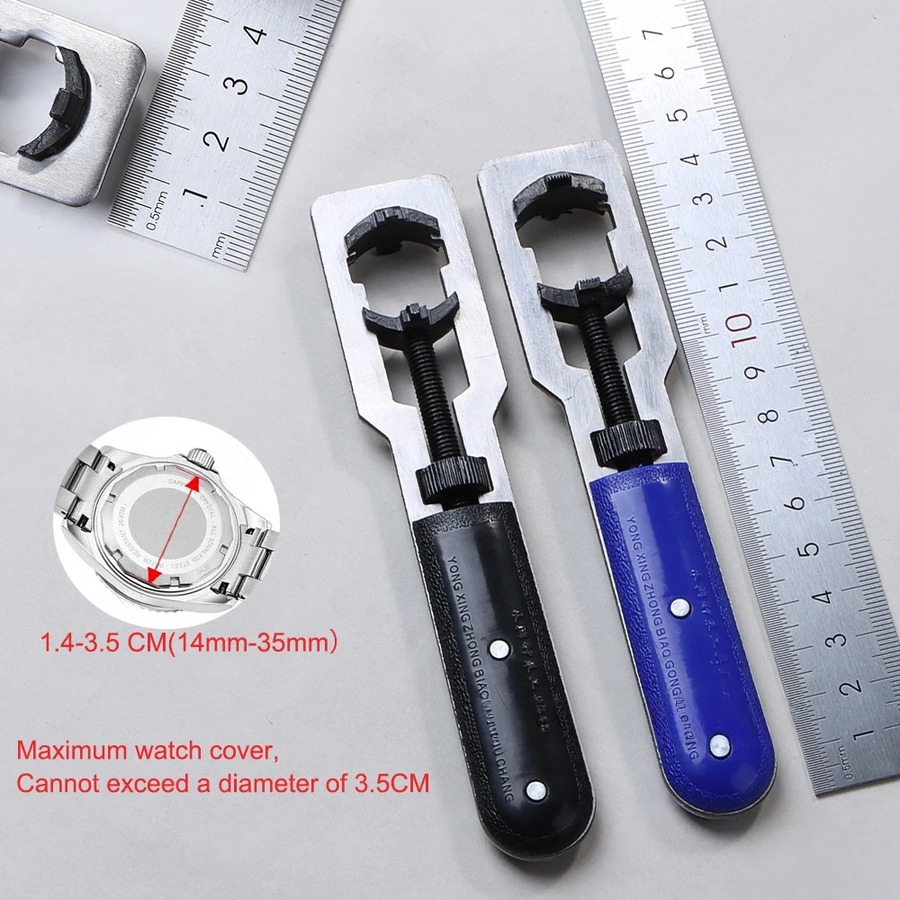 Watchmaker Repair Tool Kit Case Opener - 14-35mm Verstelbare Horlogekastopener Universele Horloge Reparatie