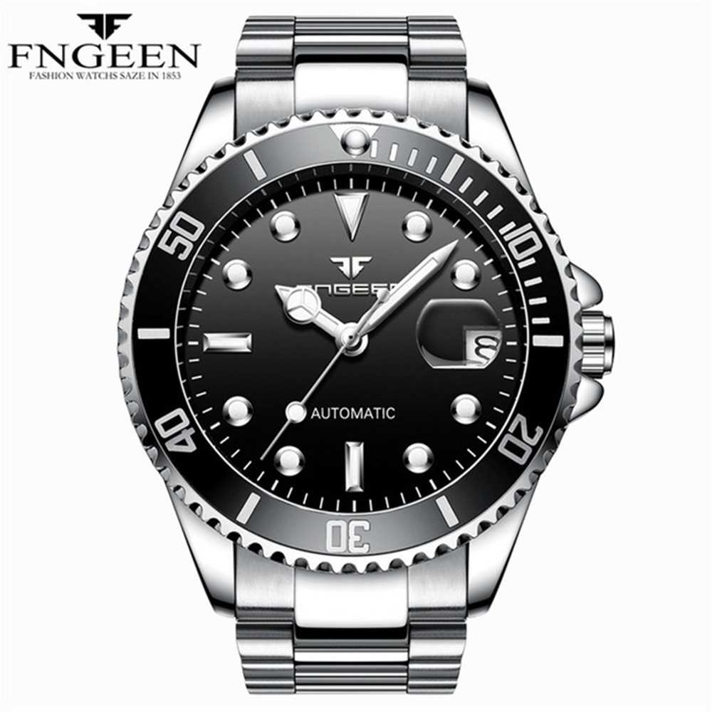Skeleton Automatic Watch Luxury Tourbillon - FNGEEN 9001 Luxe Merk Mannen Horloge