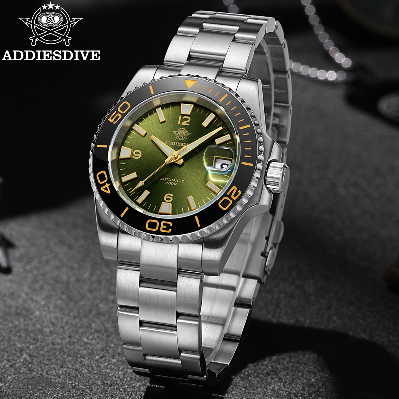 Automatic Dive Watch 200M Nh35 Movement - ADDIESDIVE Duikhorloge voor mannen NH35 Automatisch