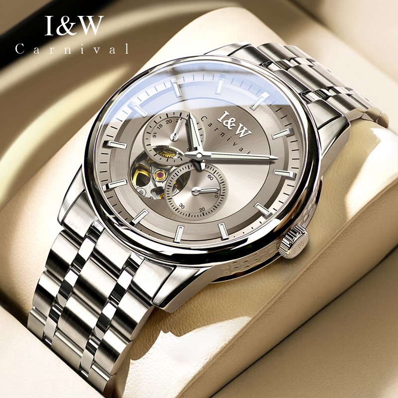 Skeleton Automatic Watch Luxury Tourbillon - Carnival Brand I&W High-End Series Tourbillon