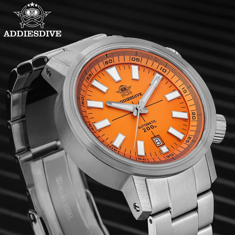 Men Mechanical Watch Sapphire Crystal - ADDIESDIVE 42MM AD2093 Automatisch Mechanisch Horloge