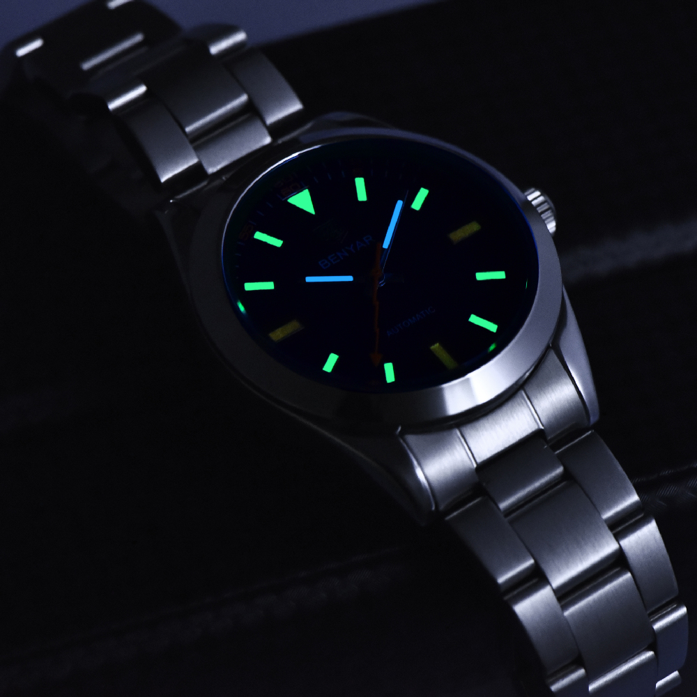 2026 Nieuwe BENYAR DESIGN Merk - Men Mechanical Watch Sapphire Crystal recensie en prijs