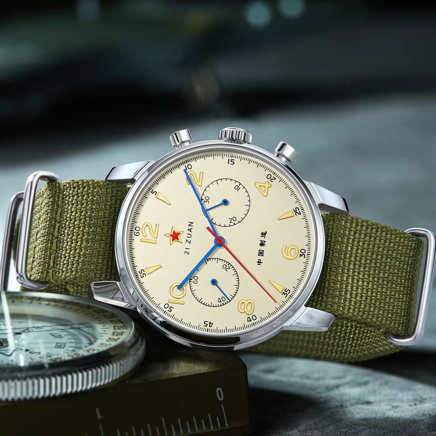 TOPHILL 40mm Seagull ST1901 19 - Chronograph Mechanical Watch Seagull 1963 recensie en prijs