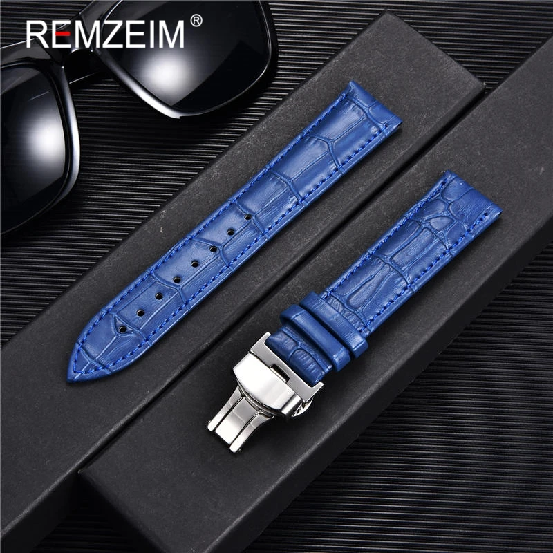 Nieuwe 18Mm 20Mm 22Mm 24Mm Ech - Leather Watch Strap Quick Release 20Mm 22Mm recensie en prijs