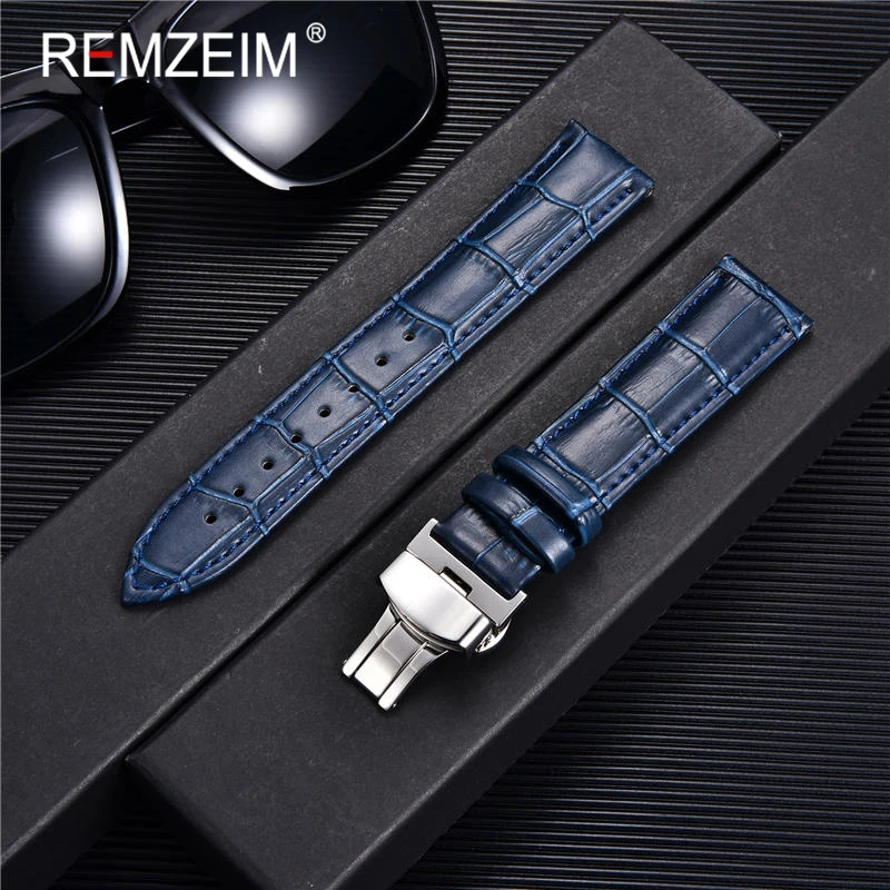 Nieuwe 18Mm 20Mm 22Mm 24Mm Ech - Leather Watch Strap Quick Release 20Mm 22Mm recensie en prijs