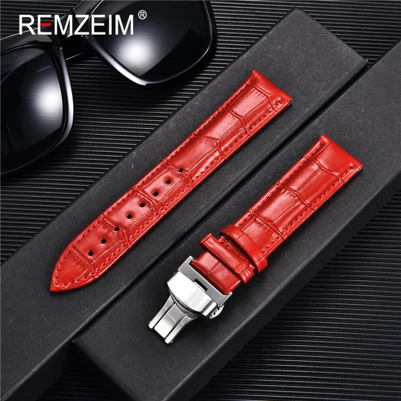 Nieuwe 18Mm 20Mm 22Mm 24Mm Ech - Leather Watch Strap Quick Release 20Mm 22Mm recensie en prijs