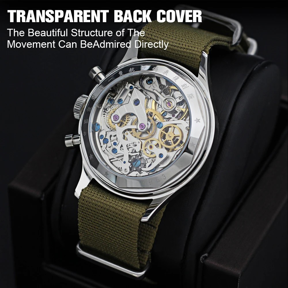 SEAKOSS Heren Origineel Seagul - Chronograph Mechanical Watch Seagull 1963 recensie en prijs