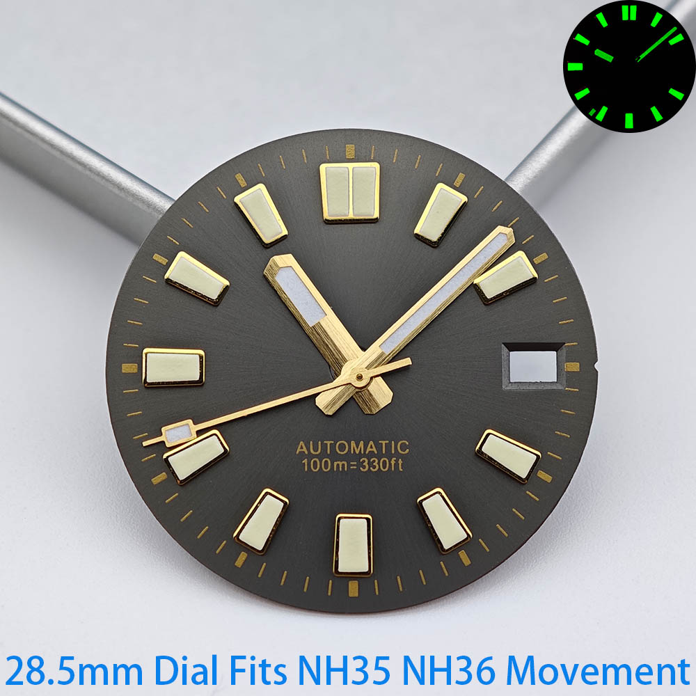 Hete Aanbieding 28,5mm Groene  - Watch Hands Set Luminous Replacement Nh35 recensie en prijs