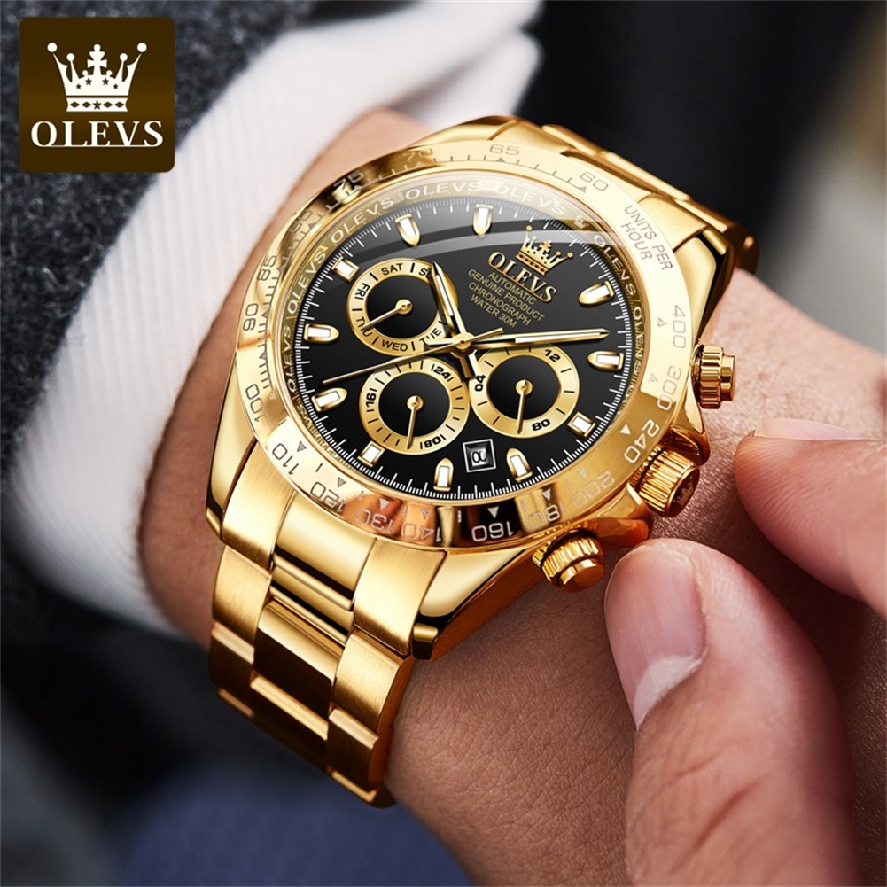 OLEVS 6638 herenhorloges met t - Skeleton Automatic Watch Luxury Tourbillon recensie en prijs