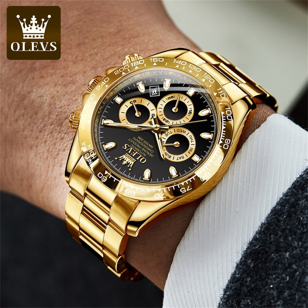 OLEVS 6638 herenhorloges met t - Skeleton Automatic Watch Luxury Tourbillon recensie en prijs