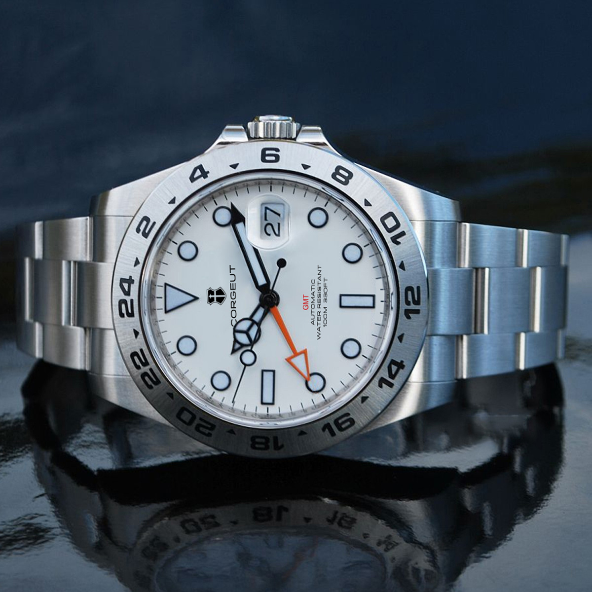 Aangepaste luxe 39 mm NH34 aut - Men Mechanical Watch Sapphire Crystal recensie en prijs