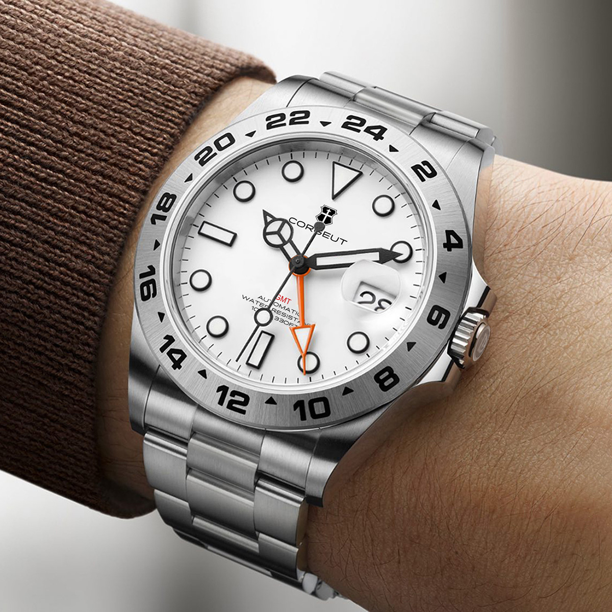Aangepaste luxe 39 mm NH34 aut - Men Mechanical Watch Sapphire Crystal recensie en prijs