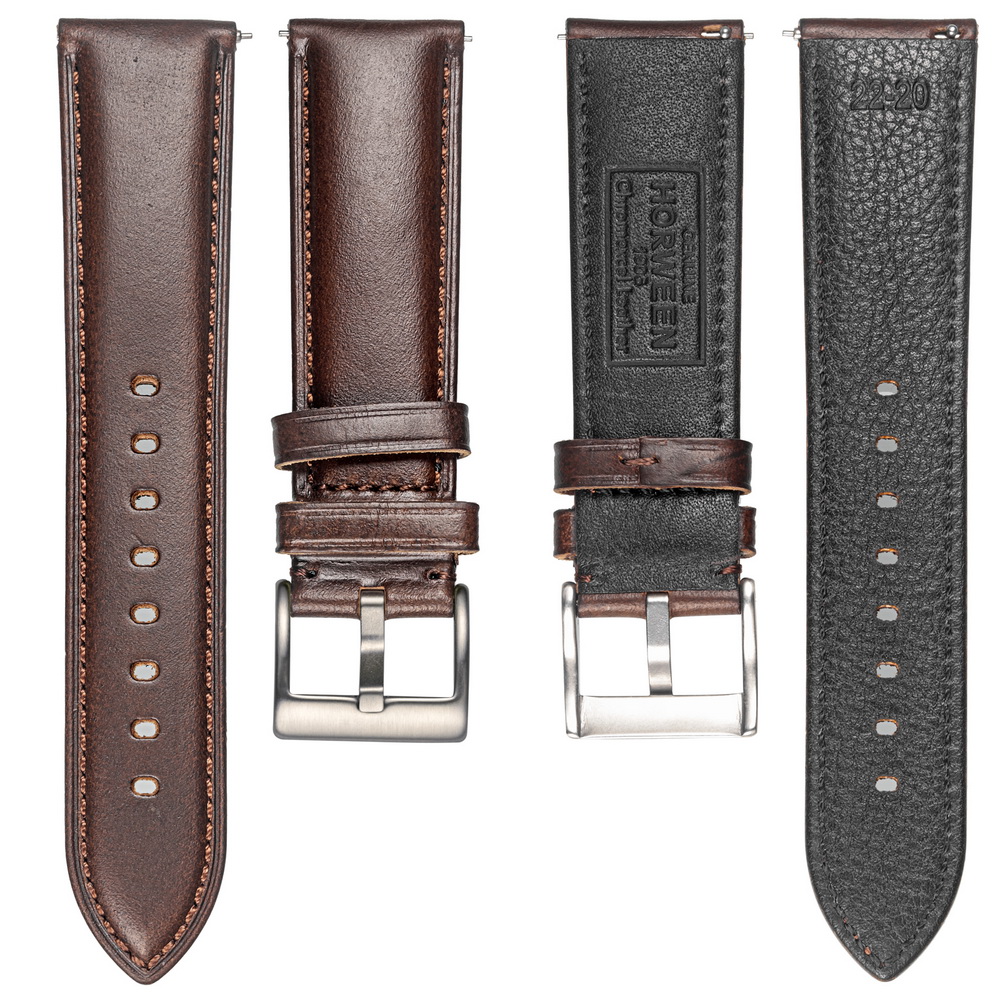 Hemsut Horlogebanden Echt leer - Leather Watch Strap Quick Release 20Mm 22Mm recensie en prijs