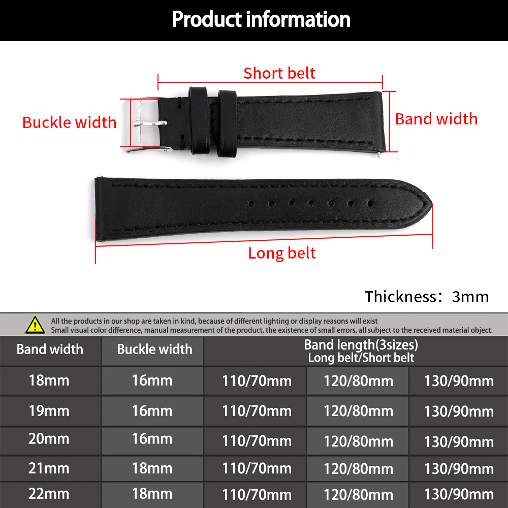 Hoge Kwaliteit Horlogeband Qui - Leather Watch Strap Quick Release 20Mm 22Mm recensie en prijs