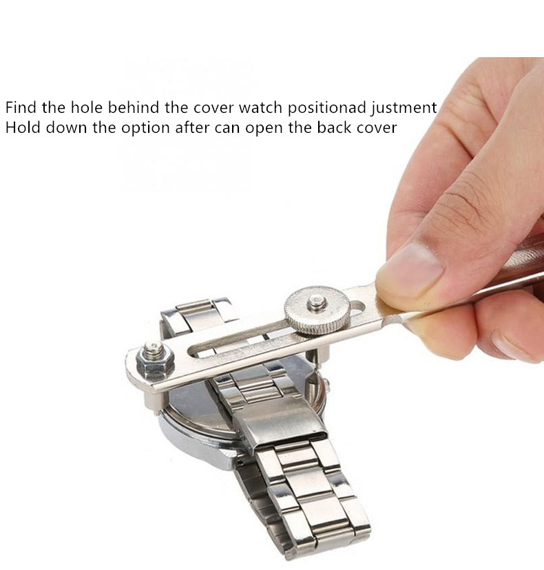 Bekijk verstelbare opener acht - Watchmaker Repair Tool Kit Case Opener recensie en prijs