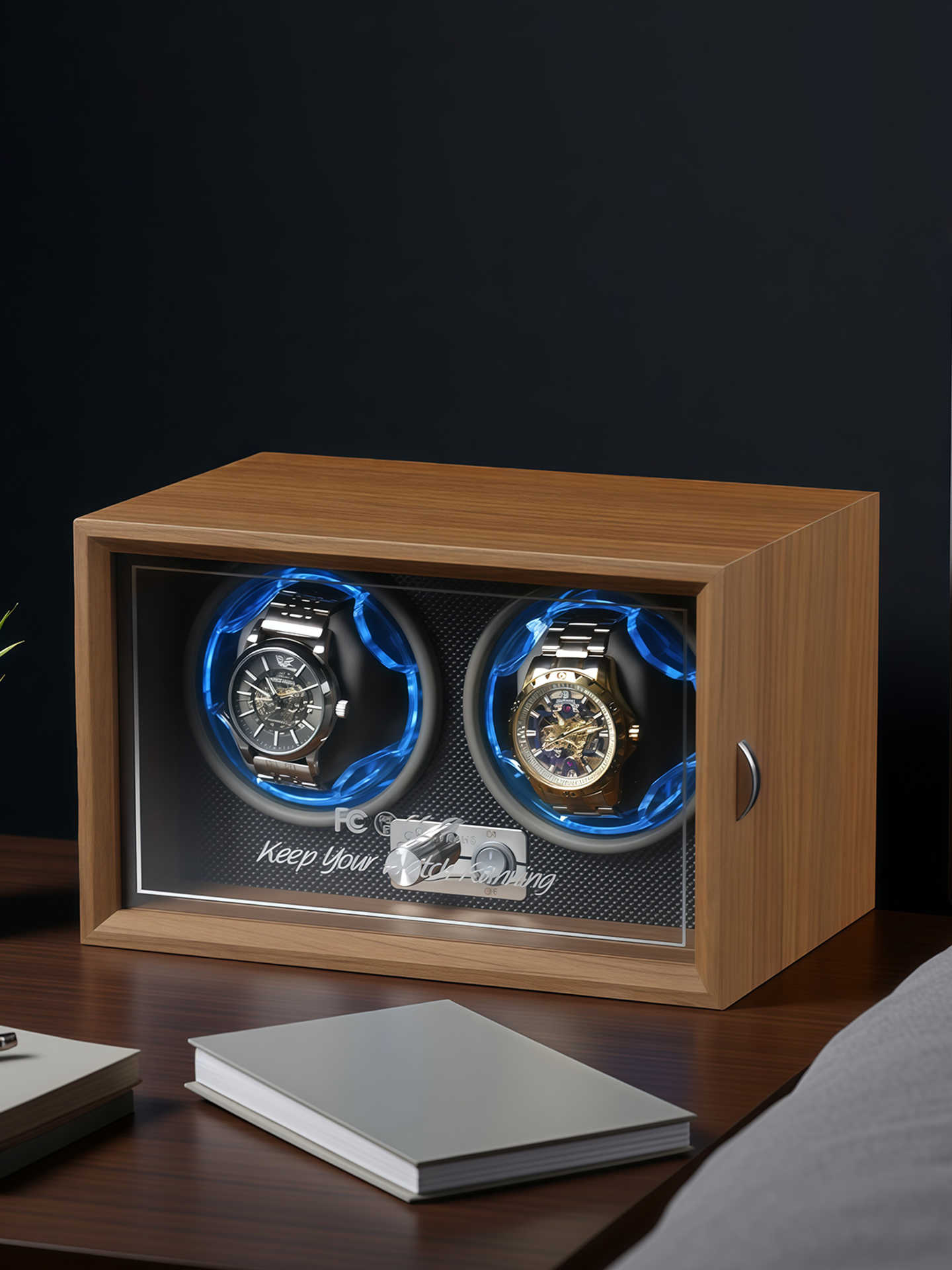 Premium dubbele horlogeopwinde - Watch Winder Automatic Dual Watch Box recensie en prijs