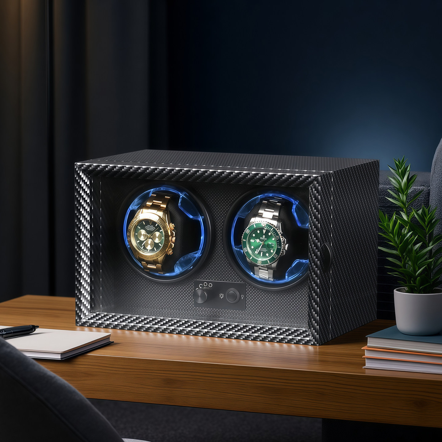 Premium dubbele horlogeopwinde - Watch Winder Automatic Dual Watch Box recensie en prijs