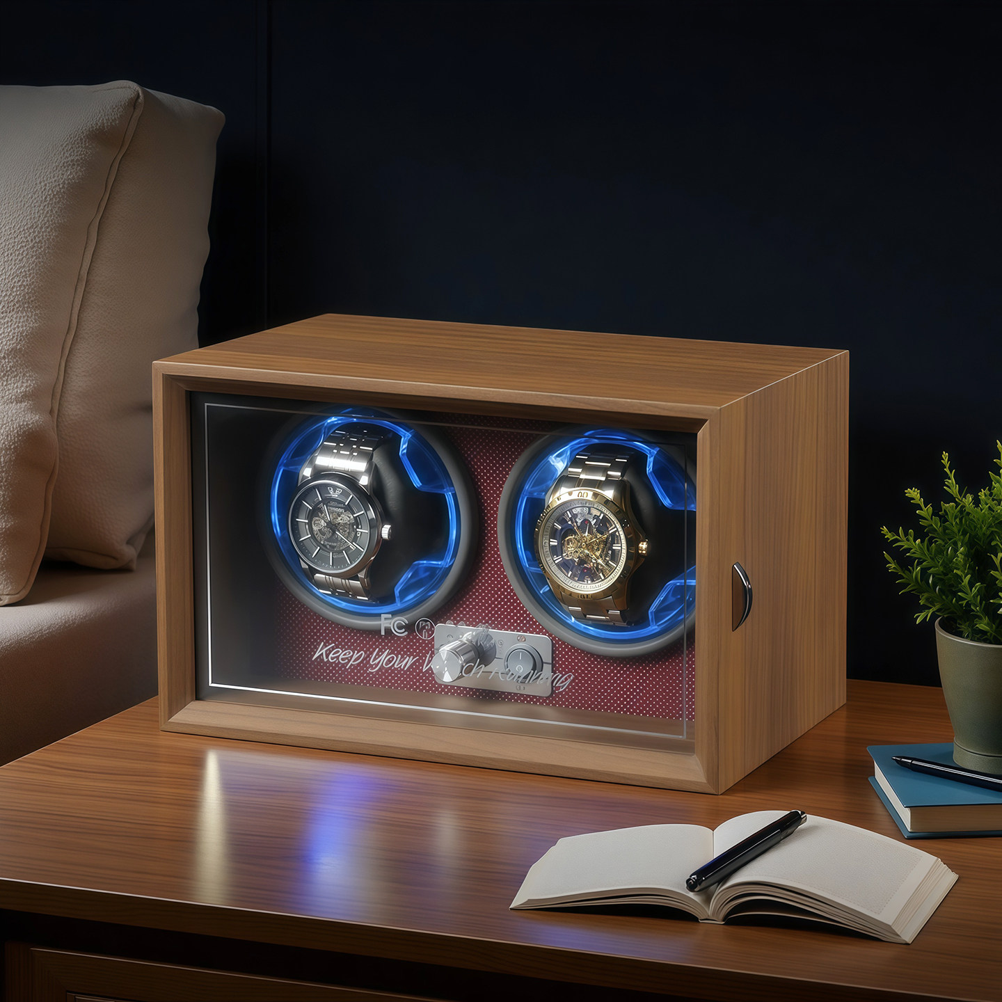 Premium dubbele horlogeopwinde - Watch Winder Automatic Dual Watch Box recensie en prijs