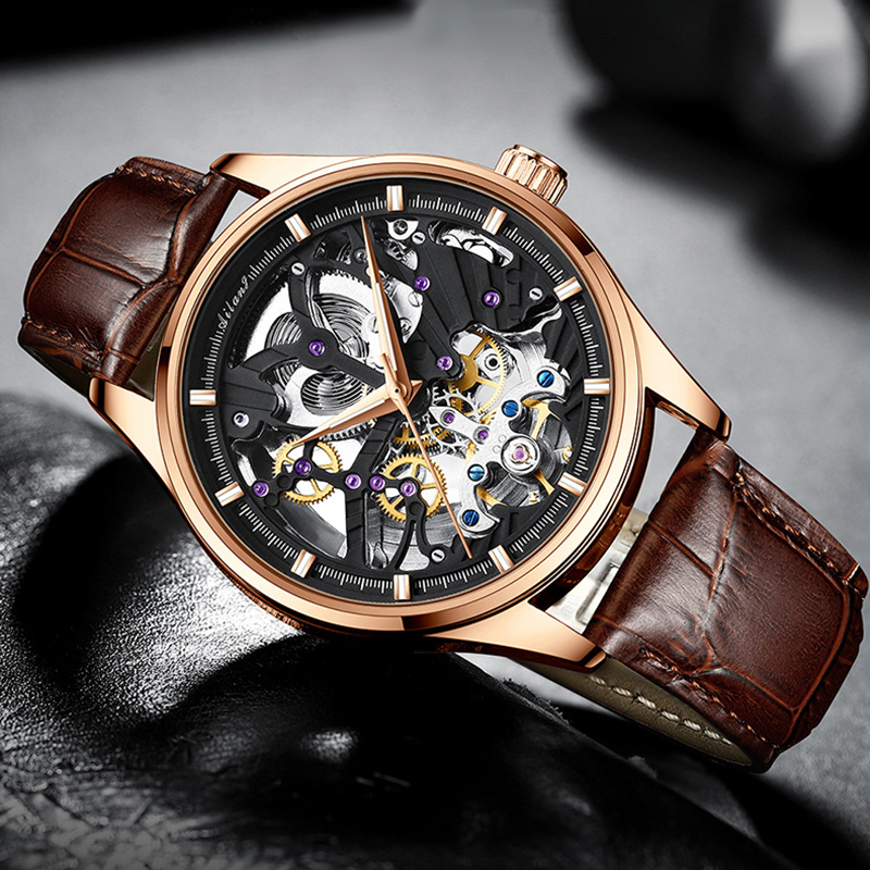 Ailang herenhorloge, topmerk,  - Skeleton Automatic Watch Luxury Tourbillon recensie en prijs