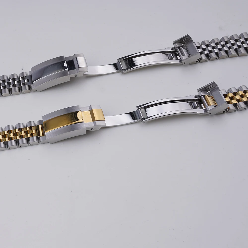 Rolamy 22mm Jubilee Horlogeban - Solid Stainless Steel Watch Bracelet Jubilee recensie en prijs