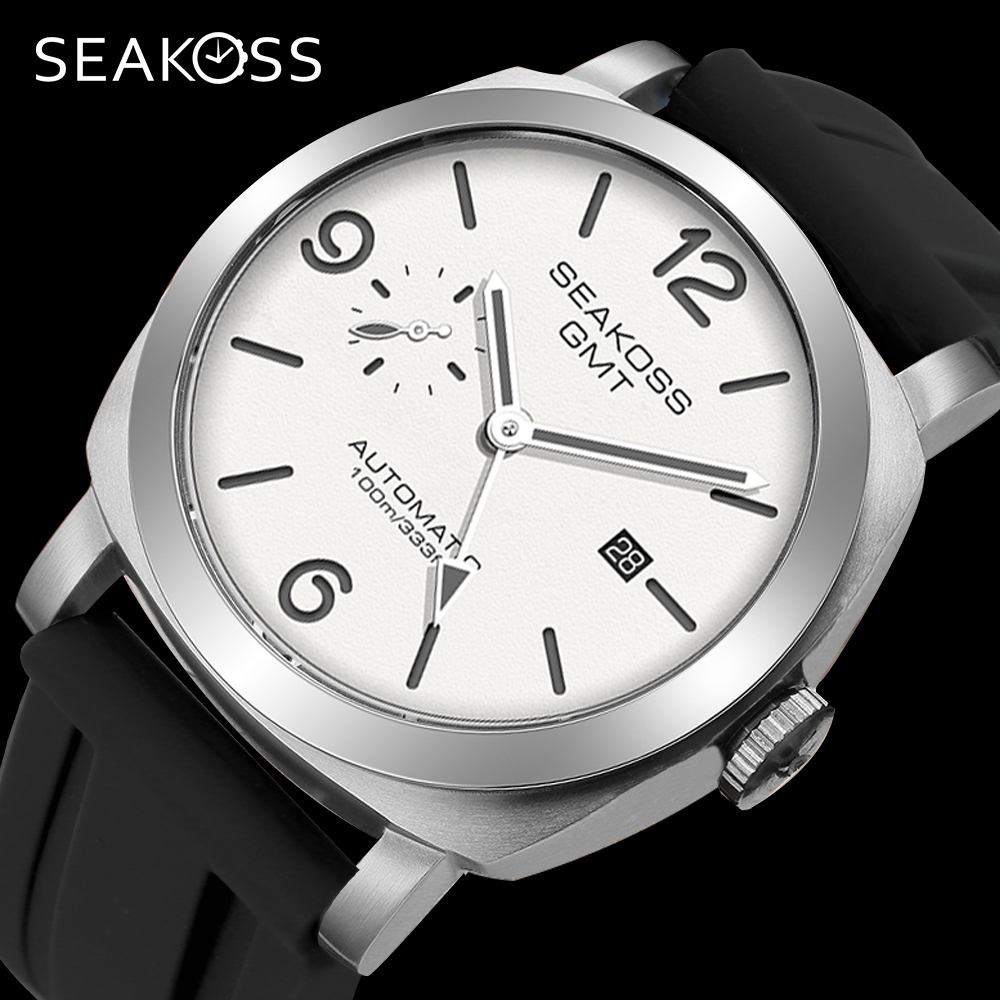 SEAKOSS 10Bar GMT Duiken Autom - Chronograph Mechanical Watch Seagull 1963 recensie en prijs