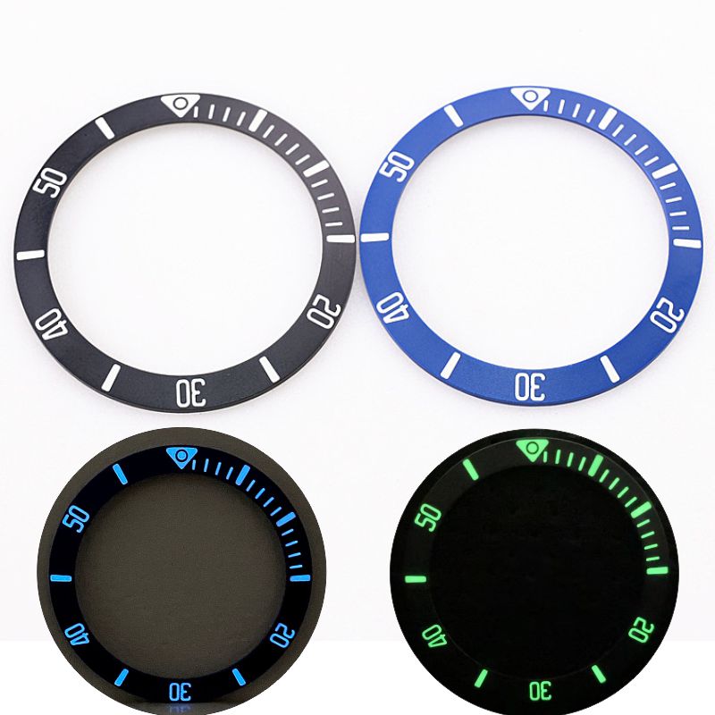 Luxe 40 mm matzwart blauw kera - Watch Bezel Insert Ceramic Luminous recensie en prijs