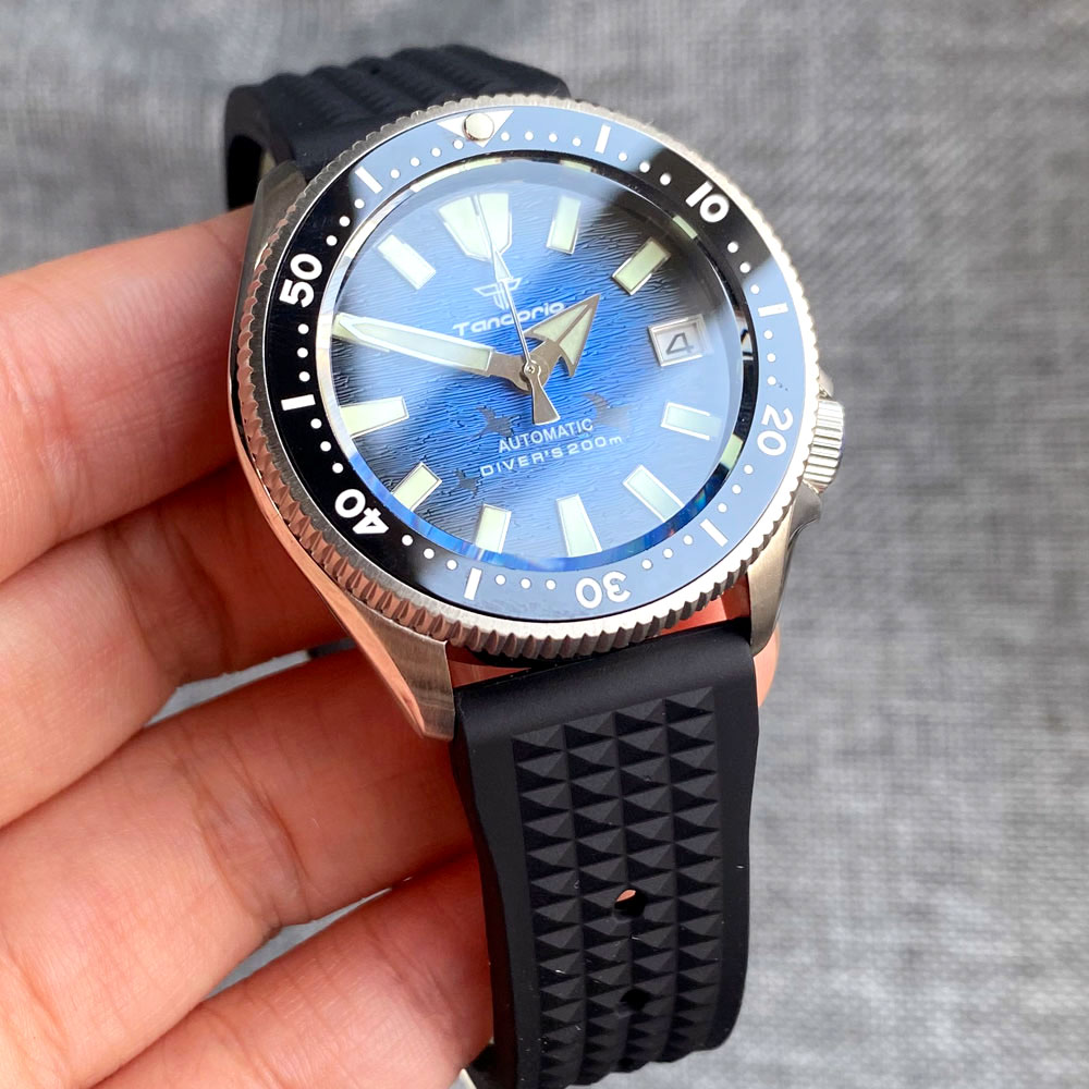 37 mm Tandorio 200 m duiken NH - Automatic Dive Watch 200M Nh35 Movement recensie en prijs