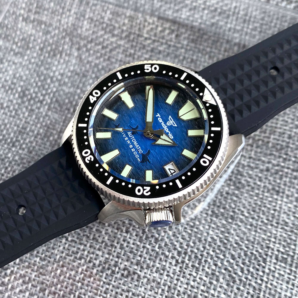 37 mm Tandorio 200 m duiken NH - Automatic Dive Watch 200M Nh35 Movement recensie en prijs