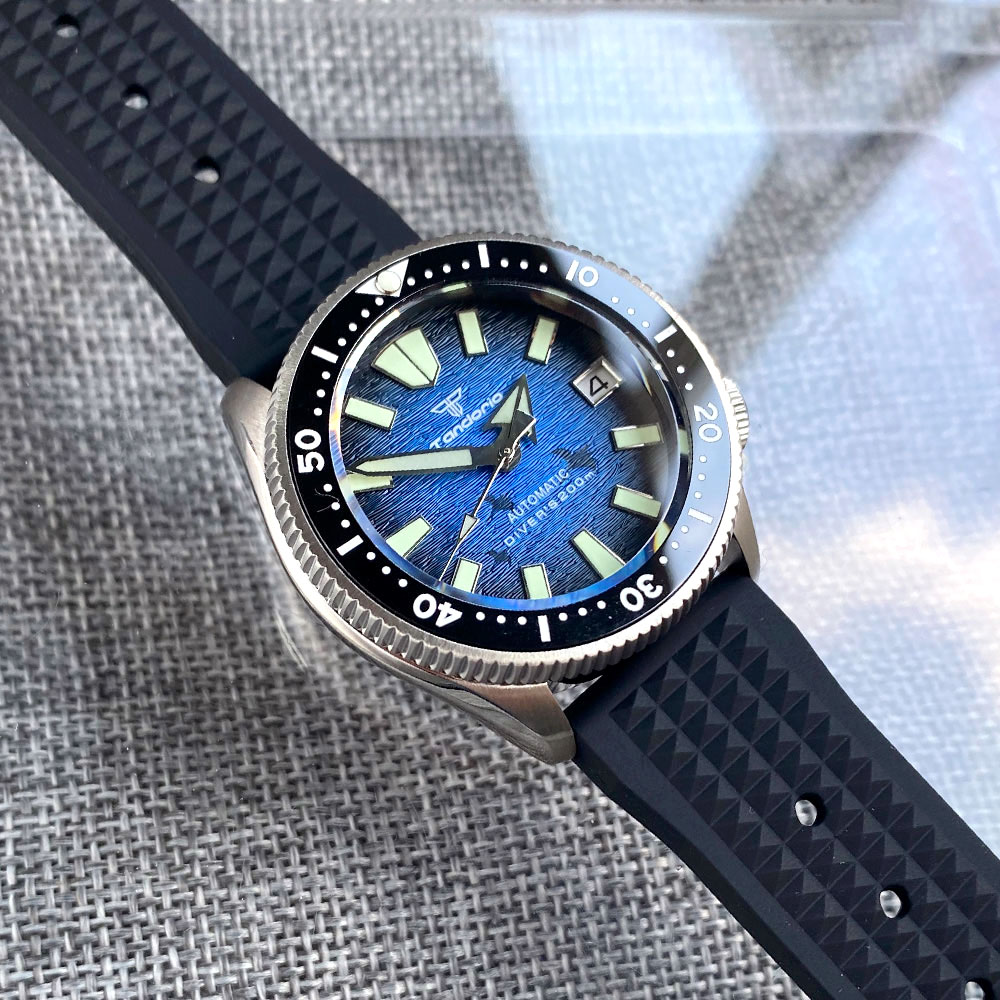 37 mm Tandorio 200 m duiken NH - Automatic Dive Watch 200M Nh35 Movement recensie en prijs