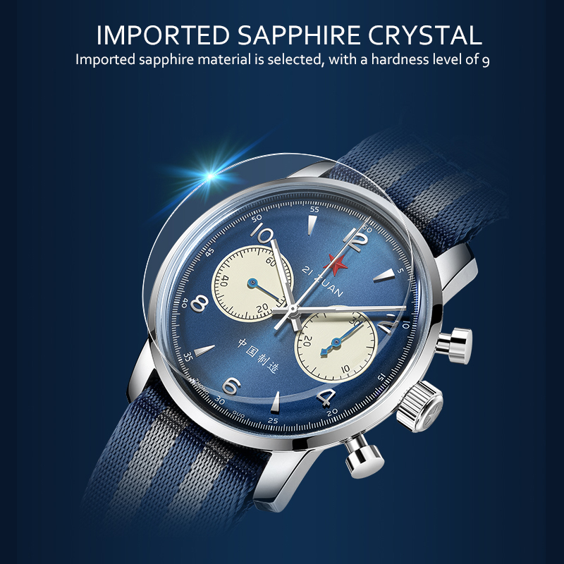 SEAKOSS 42 mm chronograaf here - Chronograph Mechanical Watch Seagull 1963 recensie en prijs