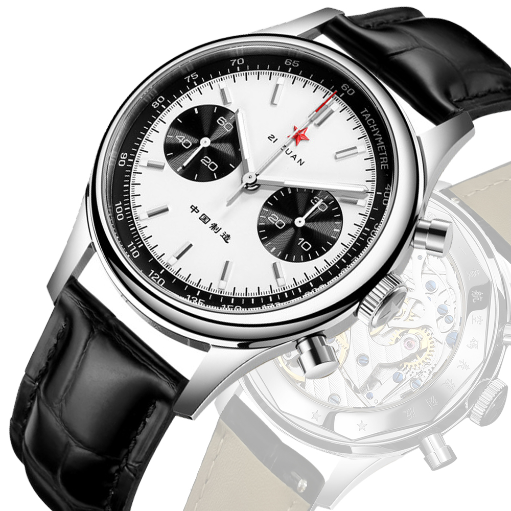 SEAKOSS 1963 Panda Chronograaf - Chronograph Mechanical Watch Seagull 1963 recensie en prijs