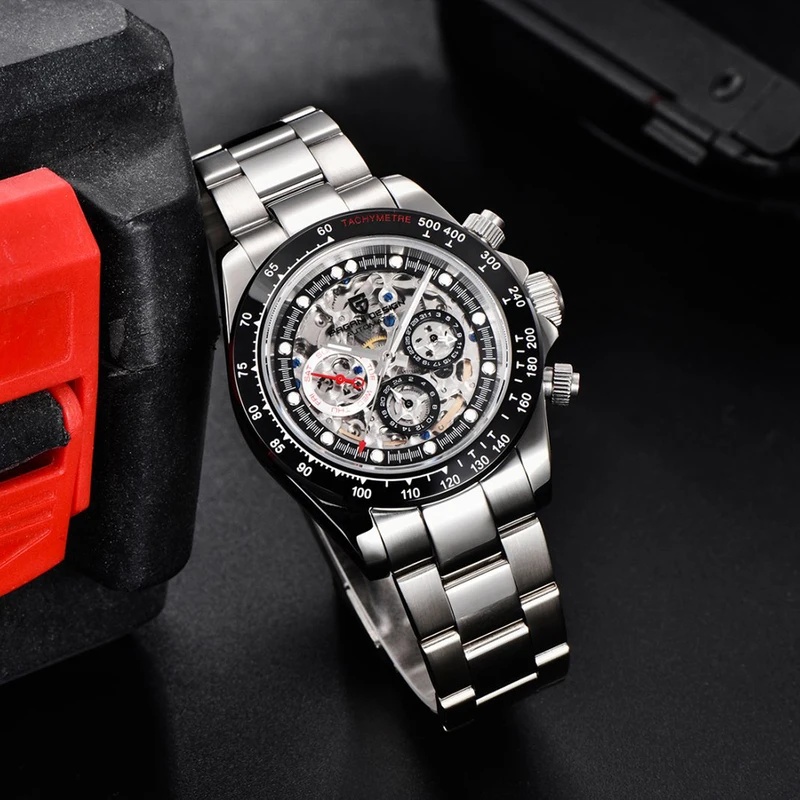 PAGANI DESIGN 1653: skeletmode - Men Mechanical Watch Sapphire Crystal recensie en prijs