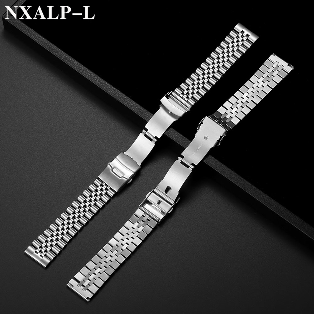 Recht uiteinde massief roestvr - Solid Stainless Steel Watch Bracelet Jubilee recensie en prijs