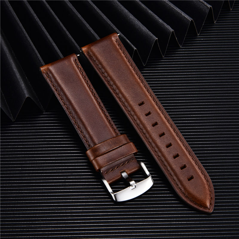 Hoge Kwaliteit Lederen Horloge - Leather Watch Strap Quick Release 20Mm 22Mm recensie en prijs