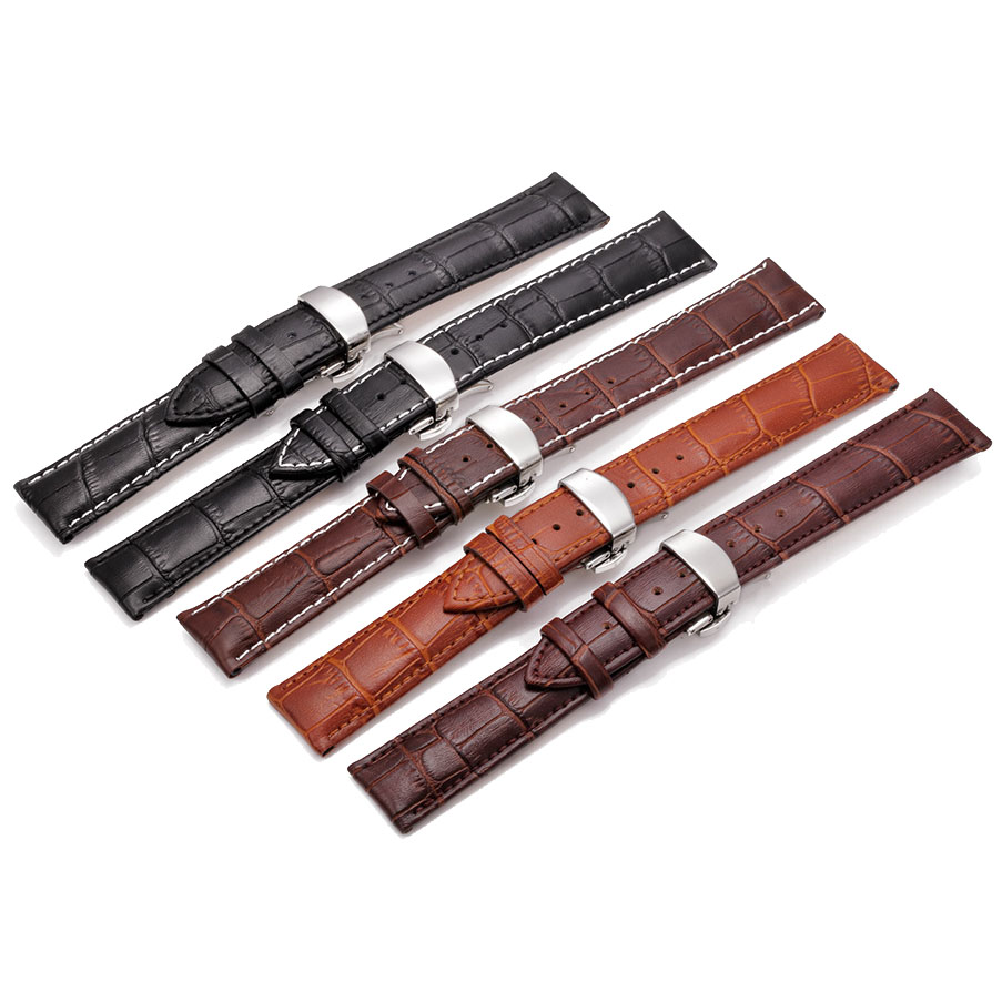 Krokodil lederen horlogeband 1 - Leather Watch Strap Quick Release 20Mm 22Mm recensie en prijs