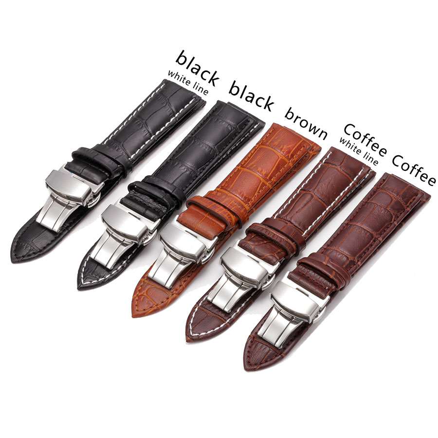 Krokodil lederen horlogeband 1 - Leather Watch Strap Quick Release 20Mm 22Mm recensie en prijs