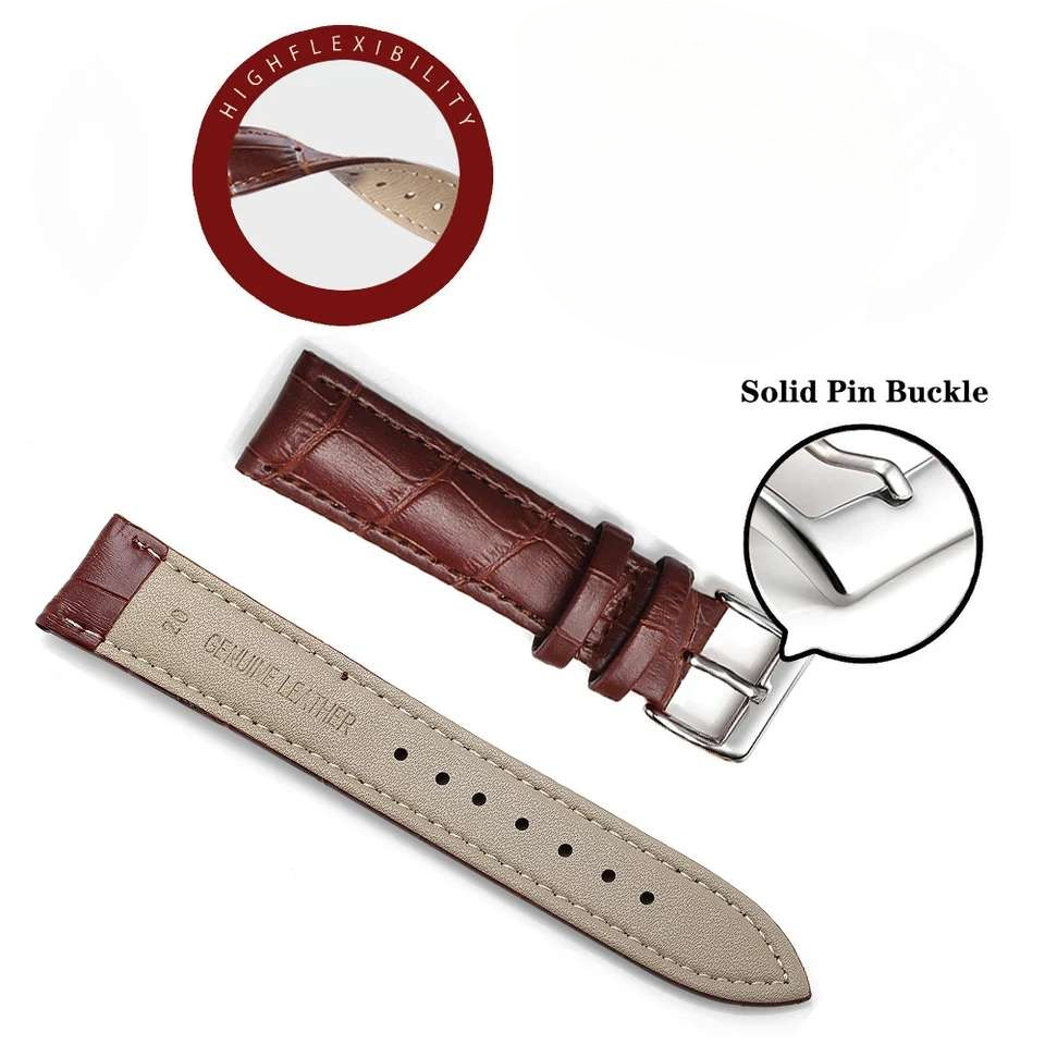 Universele vervanging lederen  - Leather Watch Strap Quick Release 20Mm 22Mm recensie en prijs