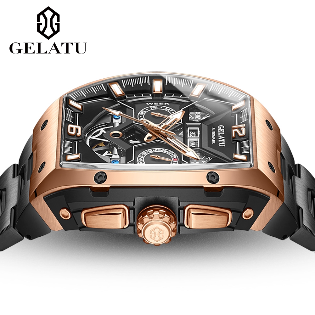 Reloj Hombre Horloges Heren GE - Skeleton Automatic Watch Luxury Tourbillon recensie en prijs