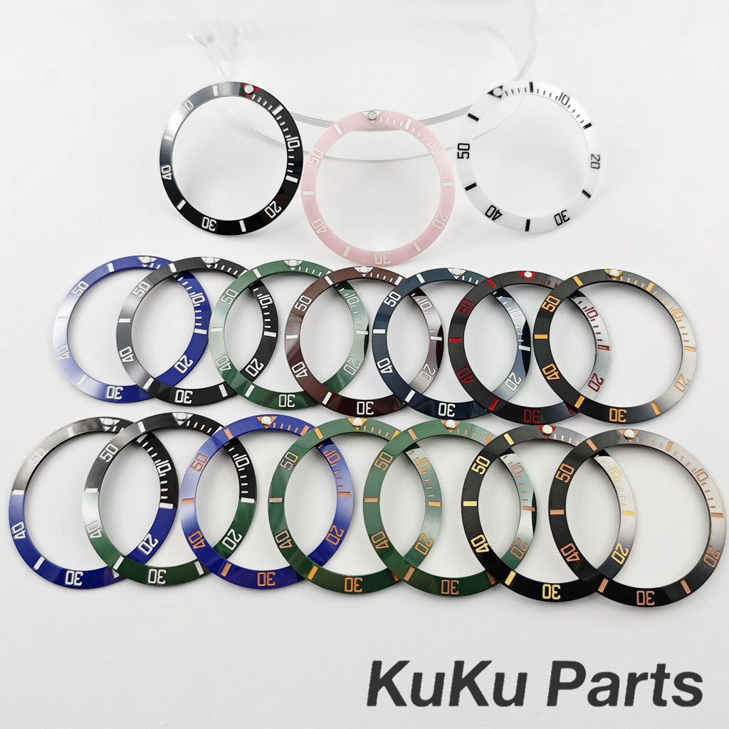 Duikbezel 38mm*30.6mm Schuin 1 - Watch Bezel Insert Ceramic Luminous recensie en prijs