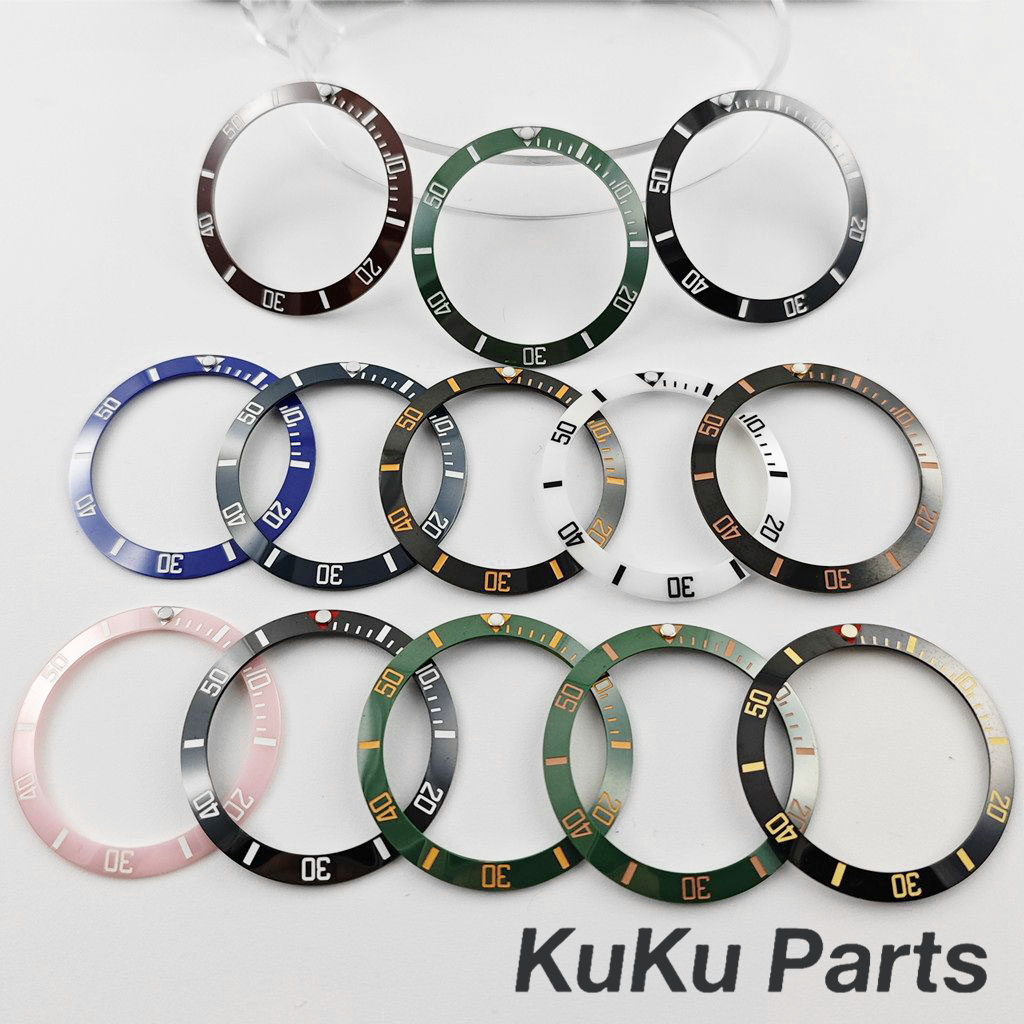 Duikbezel 38mm*30.6mm Schuin 1 - Watch Bezel Insert Ceramic Luminous recensie en prijs