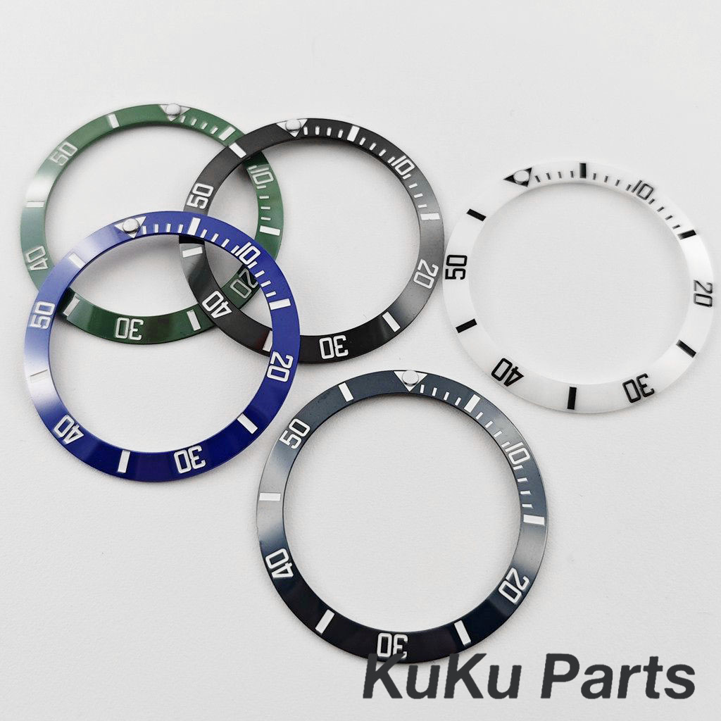 Duikbezel 38mm*30.6mm Schuin 1 - Watch Bezel Insert Ceramic Luminous recensie en prijs