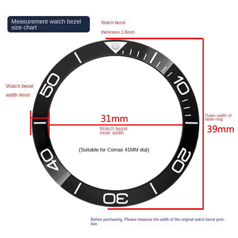 Blauw Groen Zwart Lichtgevende - Watch Bezel Insert Ceramic Luminous recensie en prijs