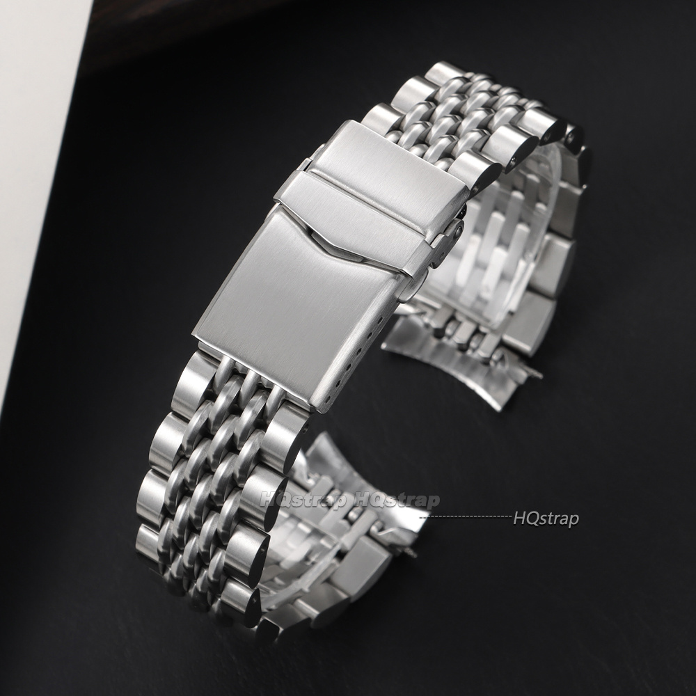 Rechte/Gebogen Eind RVS Horlog - Solid Stainless Steel Watch Bracelet Jubilee recensie en prijs