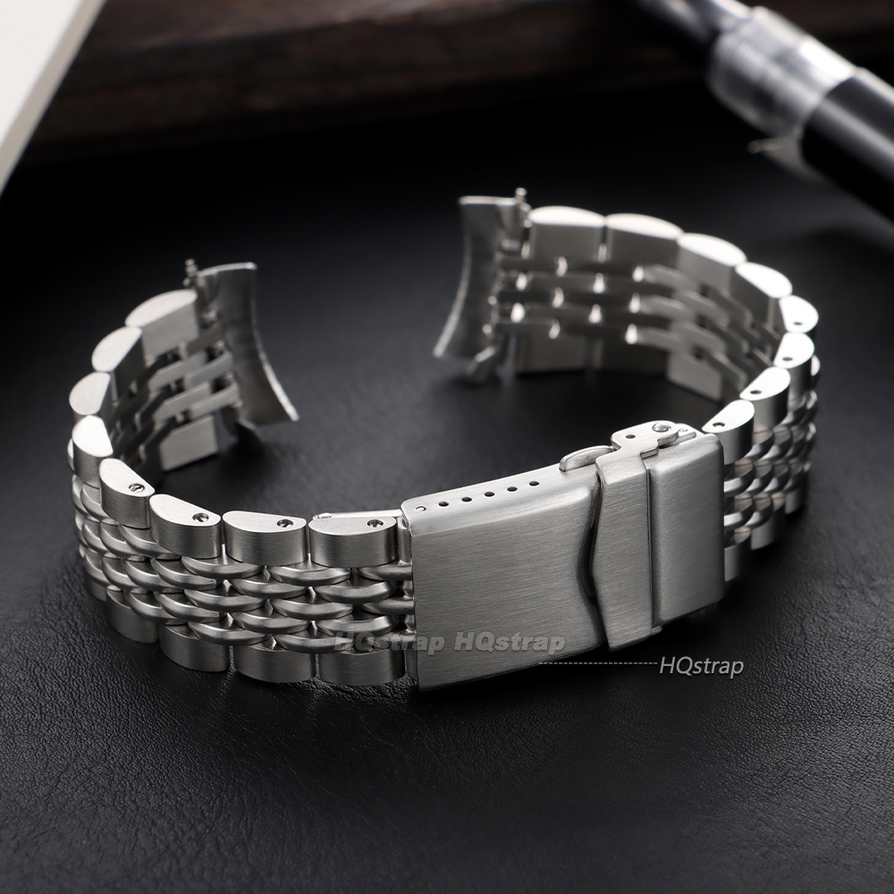 Rechte/Gebogen Eind RVS Horlog - Solid Stainless Steel Watch Bracelet Jubilee recensie en prijs