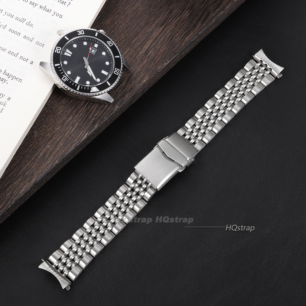 Rechte/Gebogen Eind RVS Horlog - Solid Stainless Steel Watch Bracelet Jubilee recensie en prijs