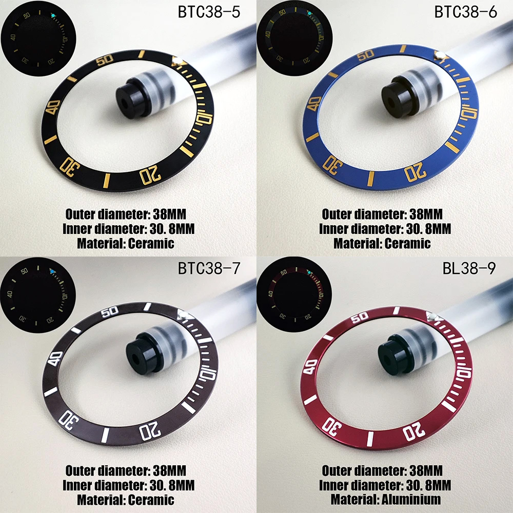 38mm * 30.8mm Horloge Bezel Ho - Watch Bezel Insert Ceramic Luminous recensie en prijs