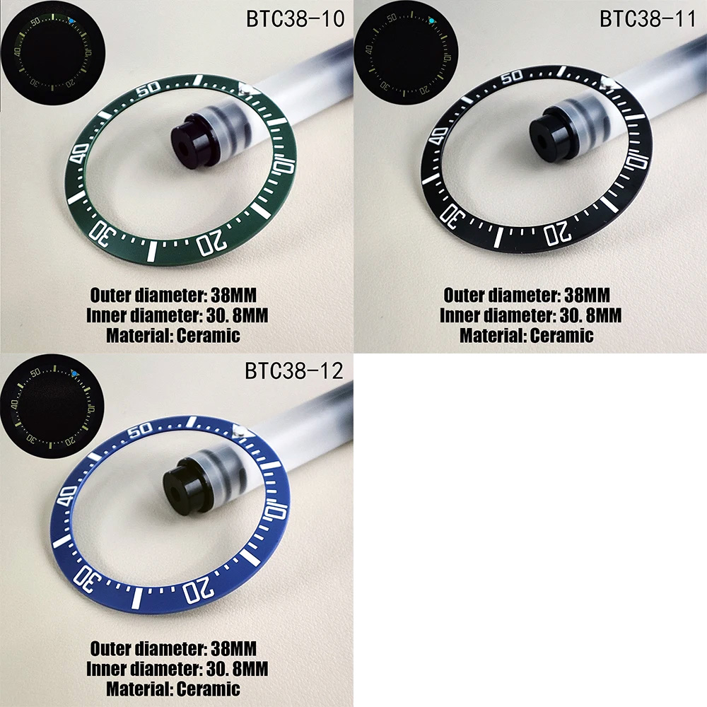 38mm * 30.8mm Horloge Bezel Ho - Watch Bezel Insert Ceramic Luminous recensie en prijs